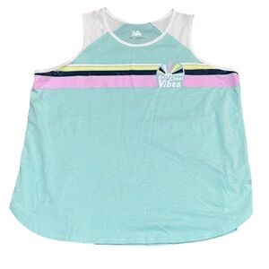 JUSTICE Beach Coast Vibes Tank Top Plus Girl Size 24